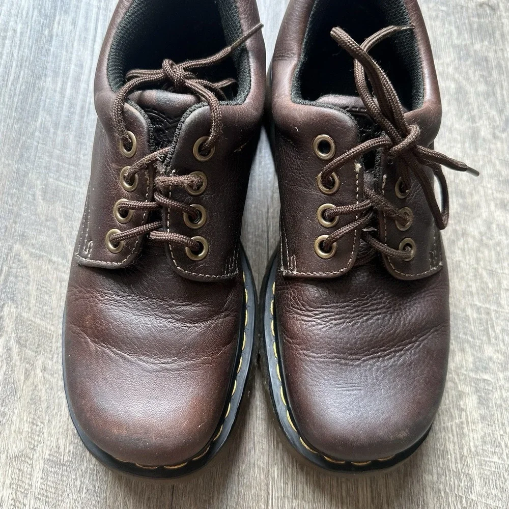 Vintage‎ Dr. Martens 11273 Mens 8 US Black Leather Chunky Y2K Derby Oxford Shoes